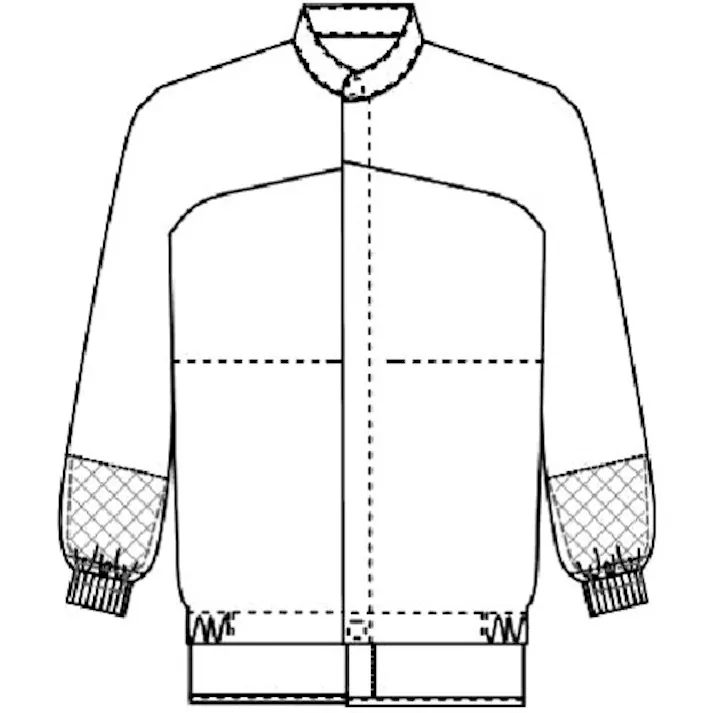 【CAINZ-DASH】サーヴォ 長袖ジャンパー 食品工場 白衣 衛生 ホワイト SS CD652-SS【別送品】