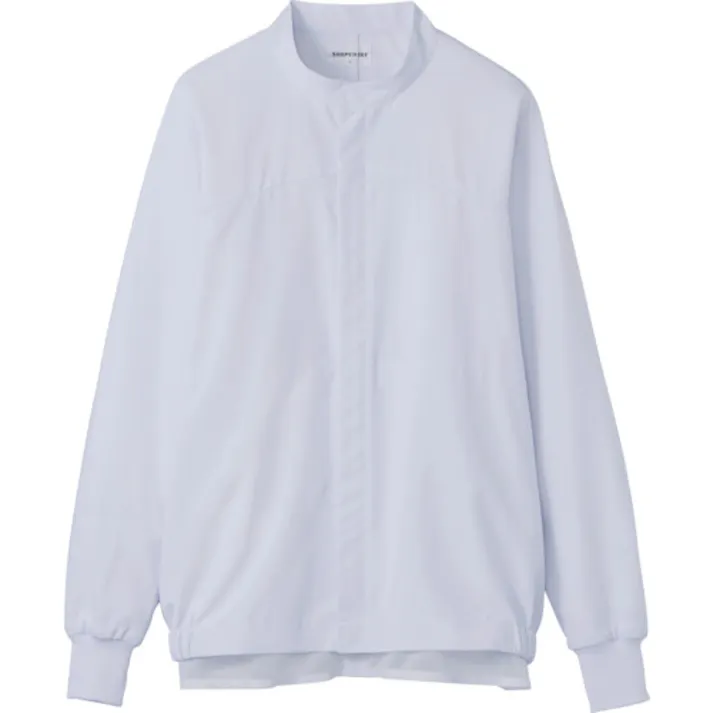 【CAINZ-DASH】サーヴォ 長袖ジャンパー 食品工場 白衣 衛生 ホワイト LL CD652-LL【別送品】