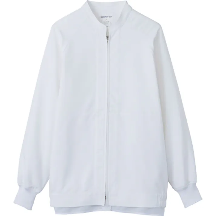 【CAINZ-DASH】サーヴォ 長袖ジャンパー 食品工場 白衣 衛生 ホワイト 4L VP621-4L【別送品】