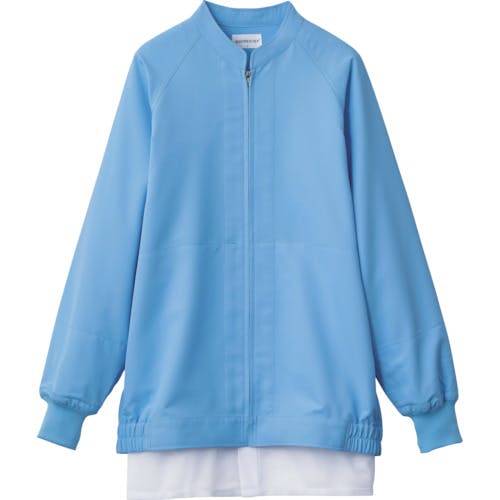 サーヴォ 男女兼用長袖ジャンパー サックス S VP525-S 食品工場向けジャケット サーヴォ 男女兼用長袖ジャンパー サックス S VP525-S 食品工場向けジャケット