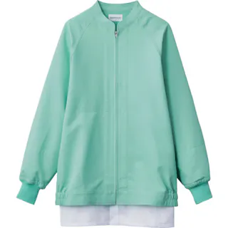 【CAINZ-DASH】サーヴォ 長袖ジャンパー 食品工場 白衣 衛生 グリーン M VP526-M【別送品】