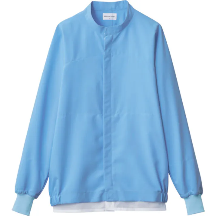 【CAINZ-DASH】サーヴォ 長袖ジャンパー 食品工場 白衣 衛生 サックス SS CD682-SS【別送品】