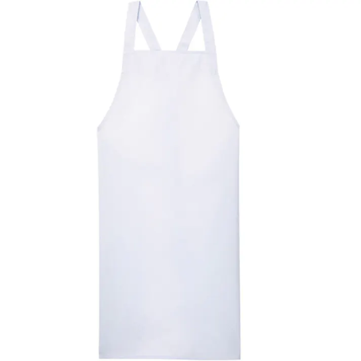 【CAINZ-DASH】サーヴォ エプロン 撥水 食品工場 厨房 業務用 ホワイト F FBPU-1804-A9【別送品】