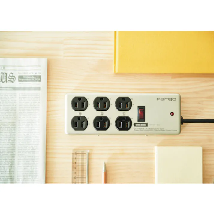 【CAINZ-DASH】ファーゴ スチールタップ AC6個口 シルバー PT406SV【別送品】