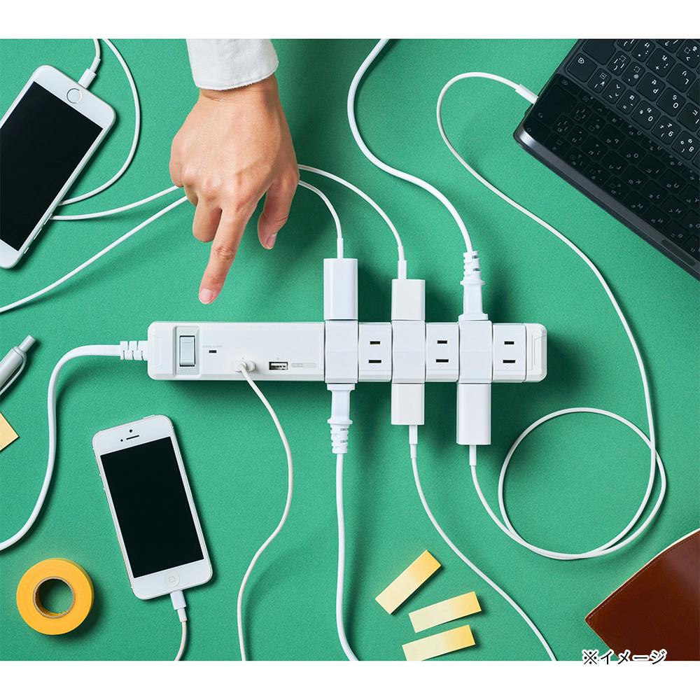 10個セット Fargo(ファーゴ) AC12個口 3.4A USB 2ポート 電源タップ TAPKING 1.8m(ダークウッ… 15倍ポイント Fargo ファーゴ TAPKING USB AC12個口 3.4A USB 2ポート ホワイト (1個