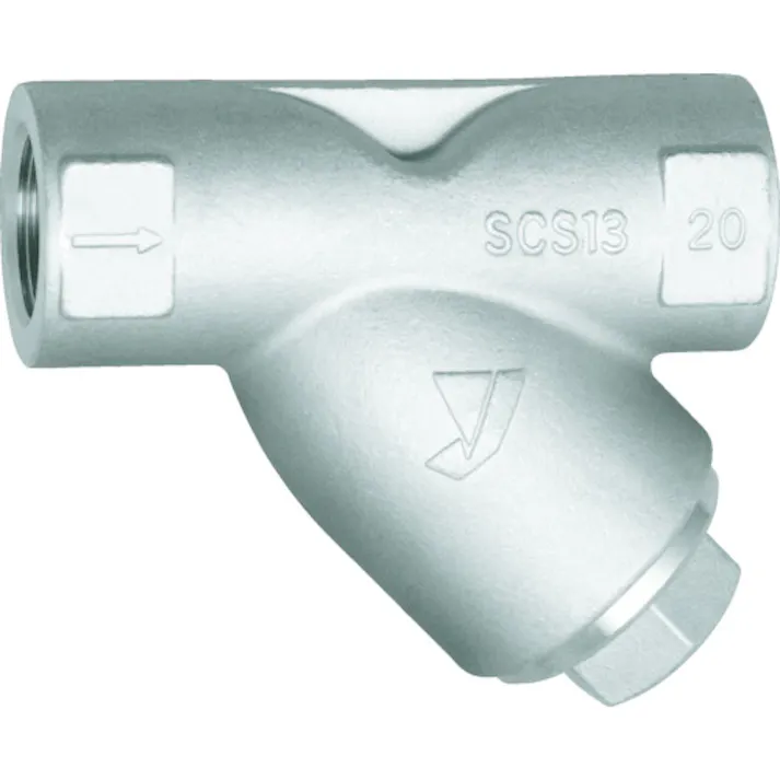 【CAINZ-DASH】ヨシタケ Y形ストレーナ(ステンレス鋳鋼) 80メッシュ 呼び径:50A、2B SY-17-80M-50A【別送品】