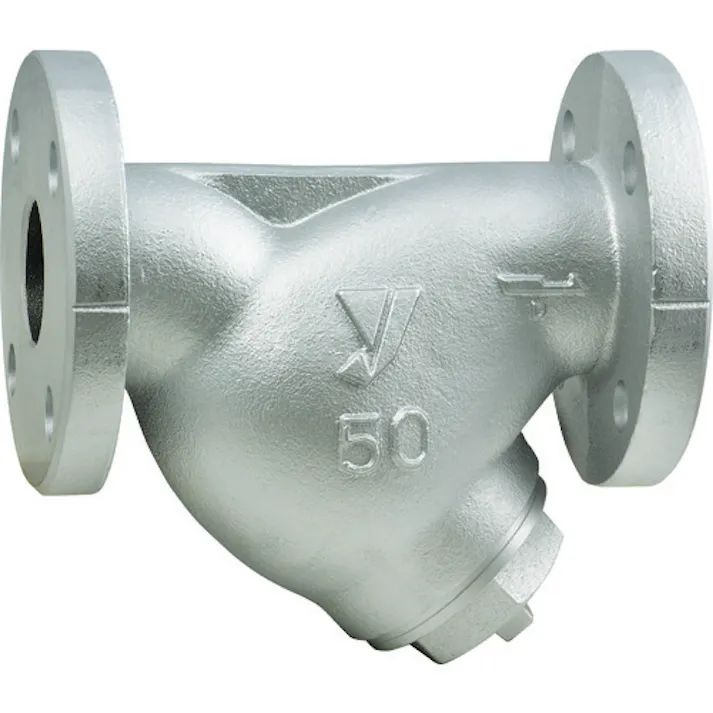 【CAINZ-DASH】ヨシタケ Y形ストレーナ(球状黒鉛鋳鉄) 80メッシュ 呼び径:15A、1/2B SY-40-80M-15A【別送品】