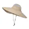 つば広日よけハット ベージュ