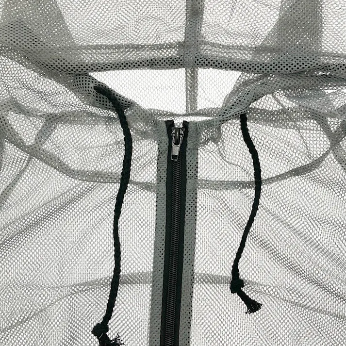 防虫ネットパーカー グレー フリーサイズ