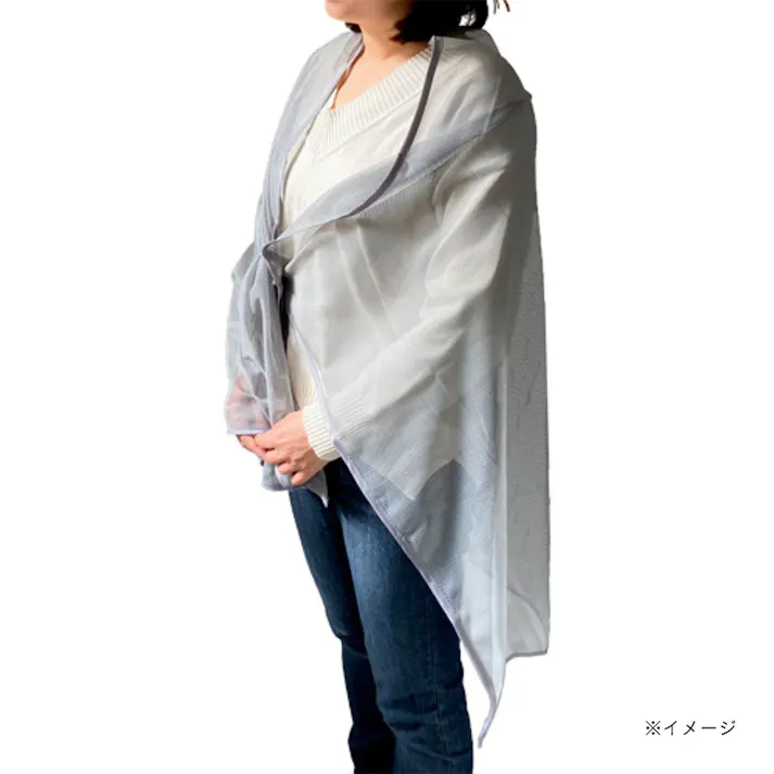 防虫ネットストール グレー