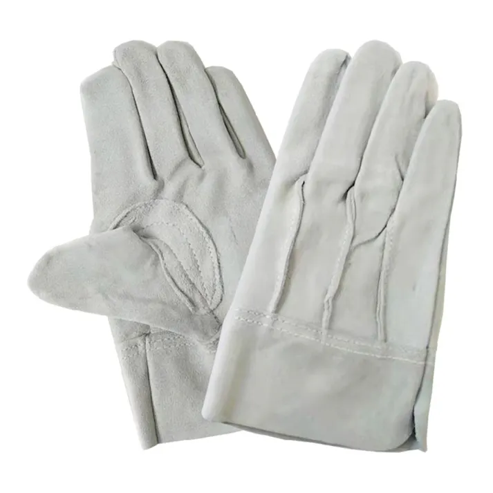 丈夫な牛床革背縫い手袋 LL