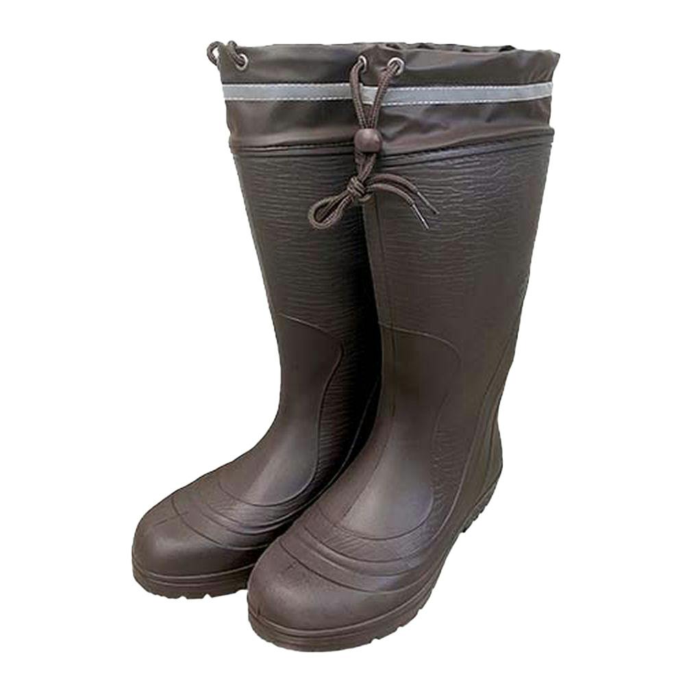 超軽量柔らかフィットロングブーツ ブラウン M