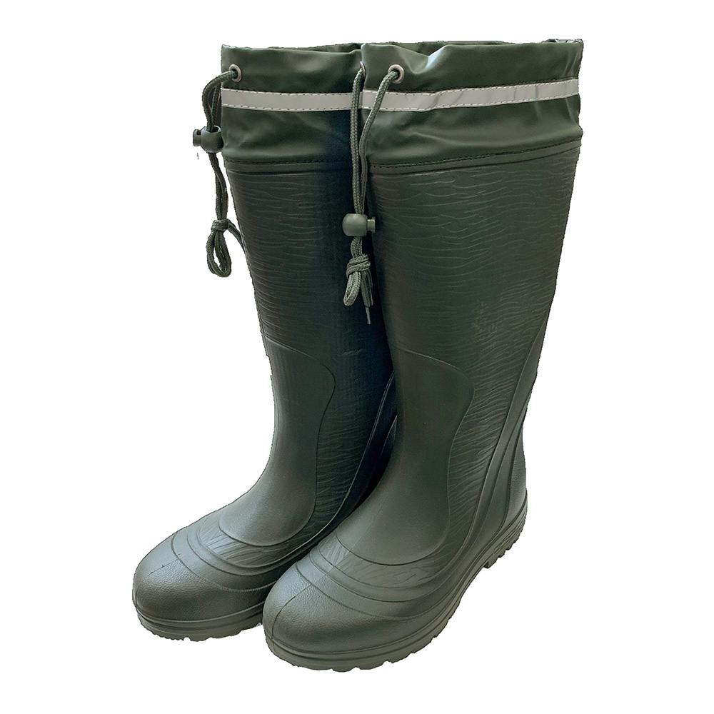 超軽量柔らかフィットロングブーツ カーキ 婦人M