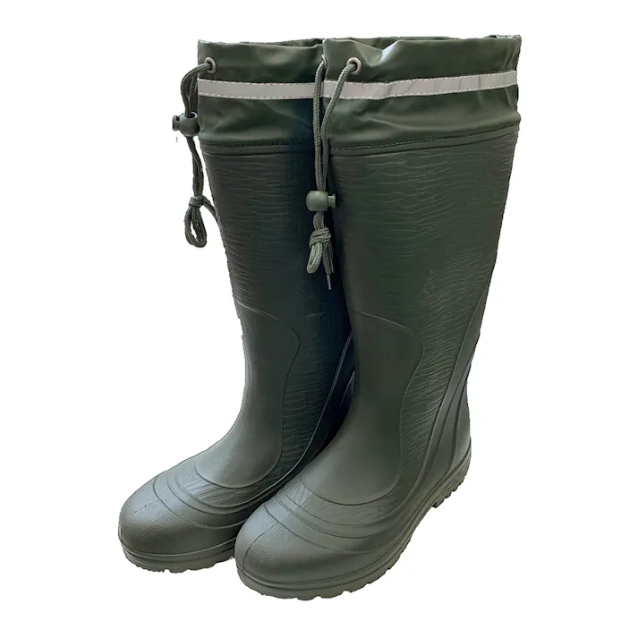 超軽量柔らかフィットロングブーツ カーキ 婦人M