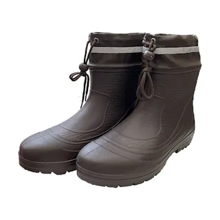 超軽量柔らかフィットショートブーツ ブラウン M