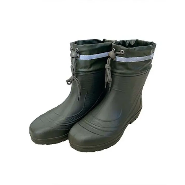 超軽量柔らかフィットショートブーツ カーキ 婦人M