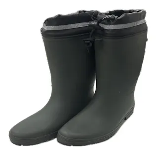 紳士カバー付きショート長靴 カーキ M 約25.0cm