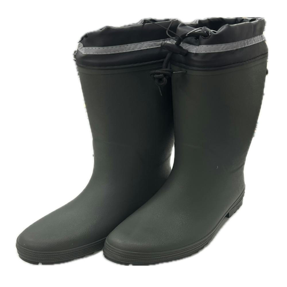 紳士カバー付きショート長靴 カーキ L 約26.0cm