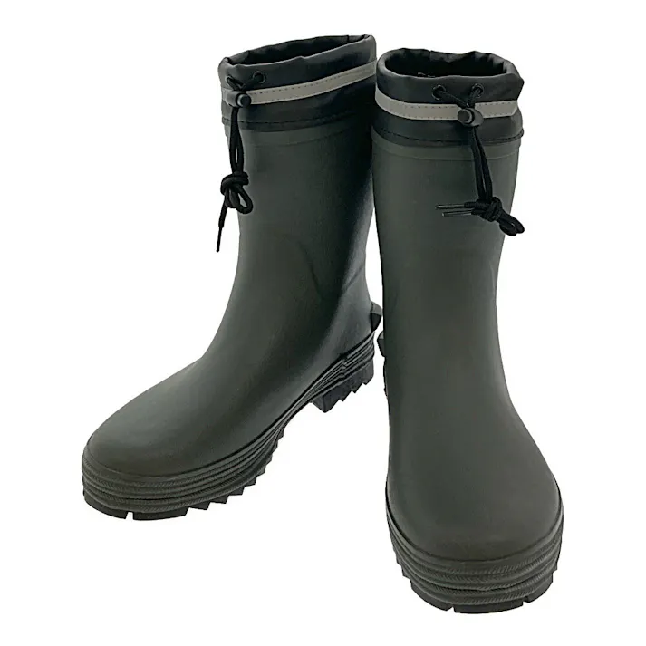 紳士カバー付きショート長靴 カーキ LL 27.0cm