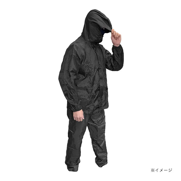 レインスーツ L ブラック