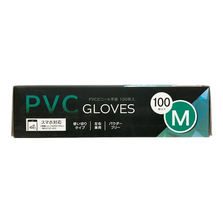 PVCグローブ M 100枚入