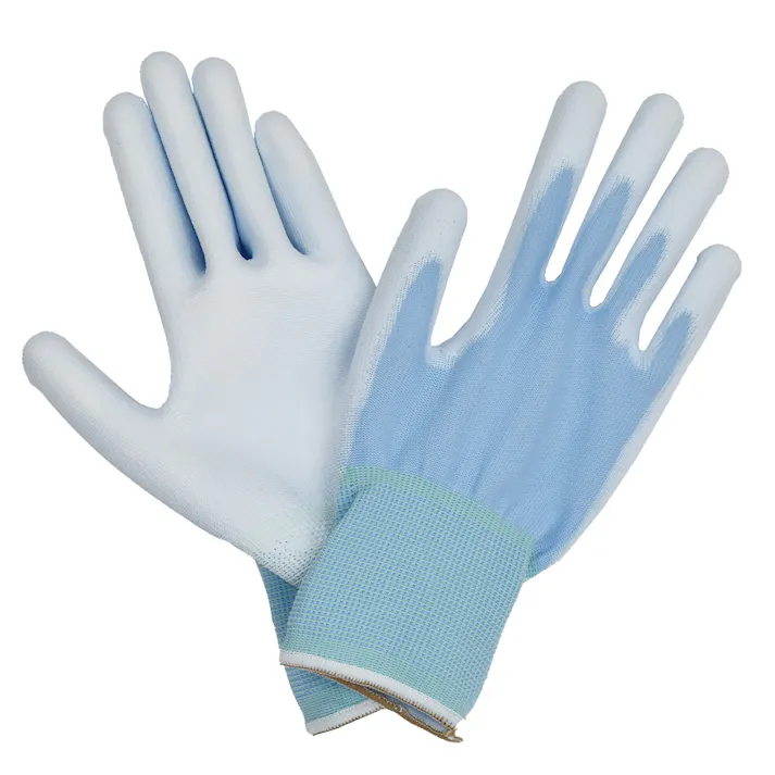 ウレタン背抜き手袋 3双組 S ブルー
