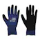 背抜き天然ゴム手袋 ネイビー M 1双組