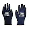 強グリップハイブリッド手袋 ダークブルー S