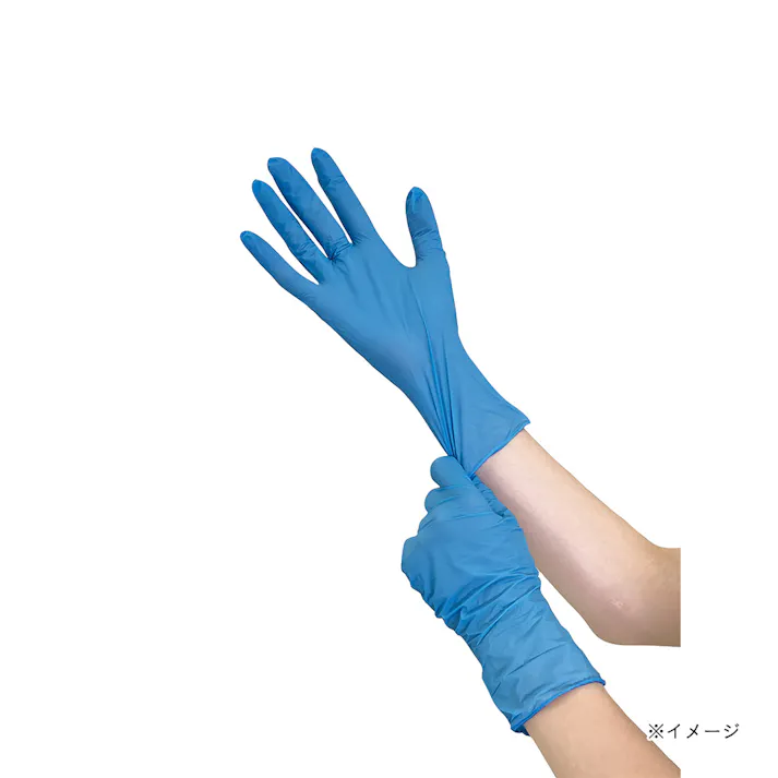 ニトリルグローブ L 30枚入 ブルー