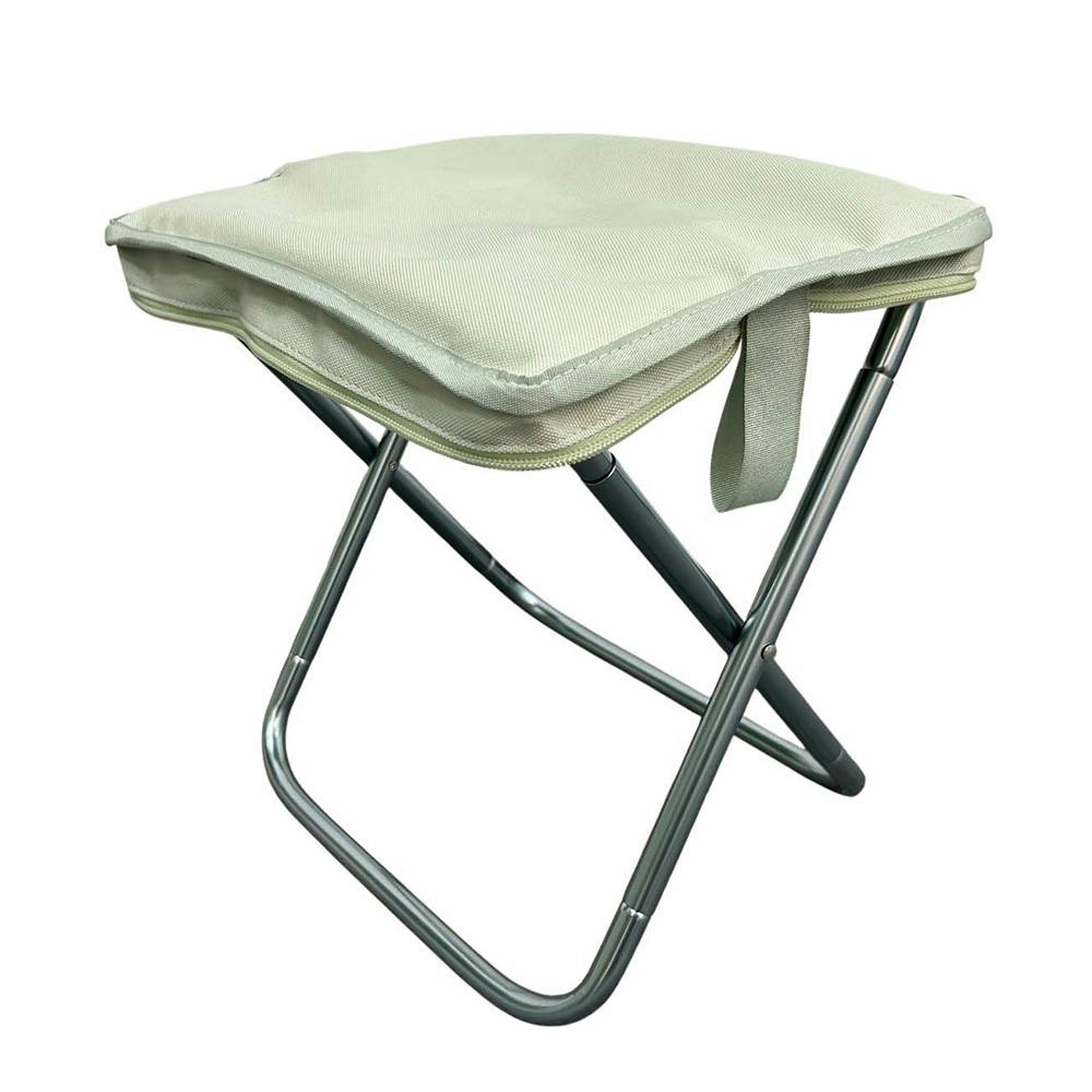 コンパクト折りたたみアルミチェア ショルダーバッグ式 グリーン