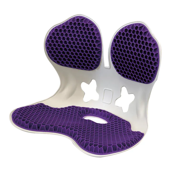 姿勢が整うサポートチェア ジェル パープル