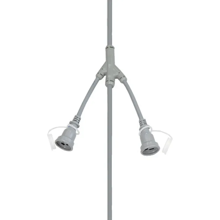 【CAINZ-DASH】長谷川製作所 分岐ケーブル ESYシリーズ 8階用 防水コネクターボディ 長さ23.6m ESY-2EW-8【別送品】