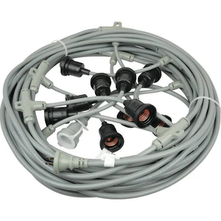 【CAINZ-DASH】長谷川製作所 分岐ケーブル ESTシリーズ 30m 防水ソケット×10 EST1-30M-10L【別送品】