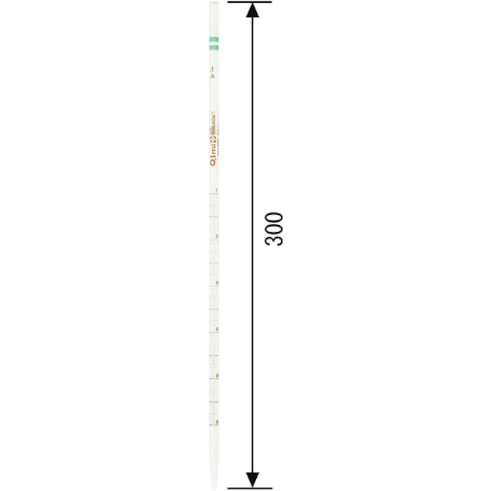 【CAINZ-DASH】柴田科学 メスピペット スーパーグレード 中間目盛 0.1mL 020010-01A【別送品】