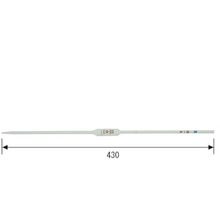 【CAINZ-DASH】柴田科学 ホールピペット スーパーグレード 8mL 020030-8A【別送品】