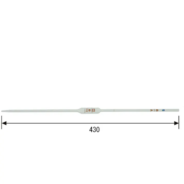 【CAINZ-DASH】柴田科学 ホールピペット スーパーグレード 8mL 020030-8A【別送品】