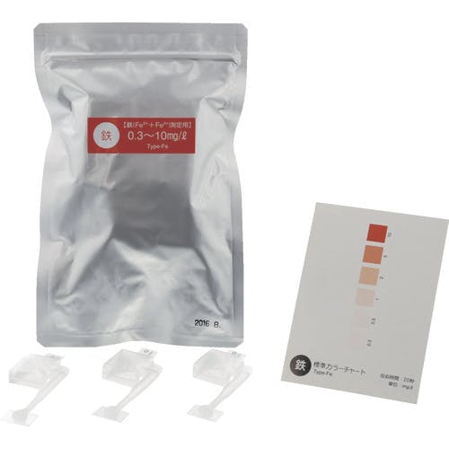 CAINZ-DASH】柴田科学 簡易水質検査キット シンプルパック 鉄 48入