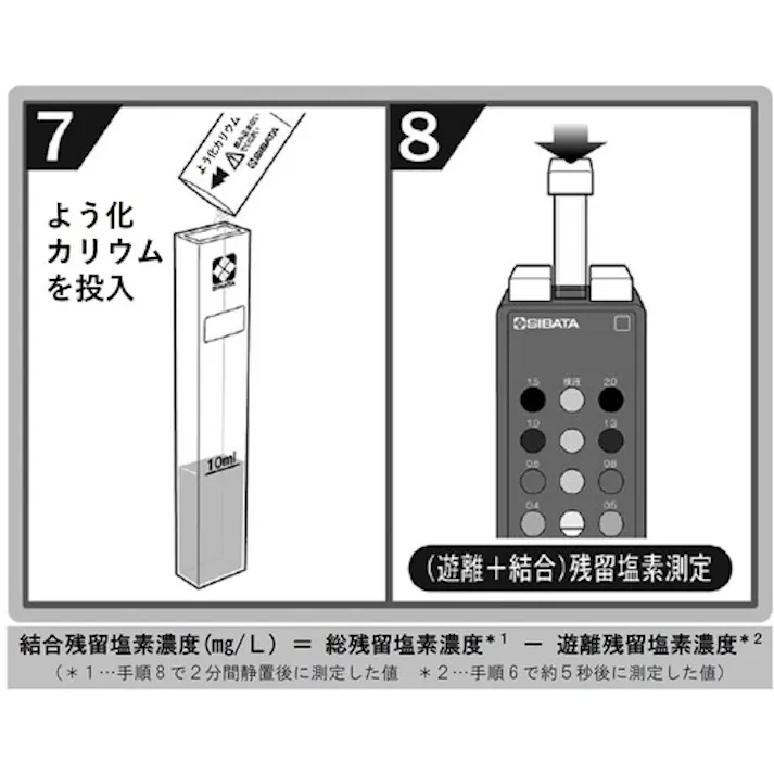 【CAINZ-DASH】柴田科学 残留塩素測定器 DPD法 試薬付 080540-521【別送品】