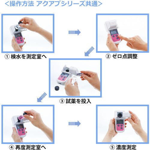 AQUAB ハンディ水質計（残留塩素濃度） AQ-102 柴田科学 ハンディ水質