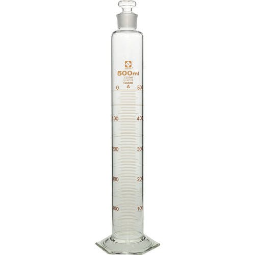 柴田科学 有栓メスシリンダー カスタムA 500mL 026580-500 メスシリンダー 柴田科学 有栓メスシリンダー カスタムA 500mL 026580-500 メスシリンダー