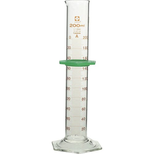 柴田科学 メスシリンダー カスタムA 200mL 026500-200 メスシリンダー 柴田科学 メスシリンダー カスタムA 200mL 026500-200 メスシリンダー