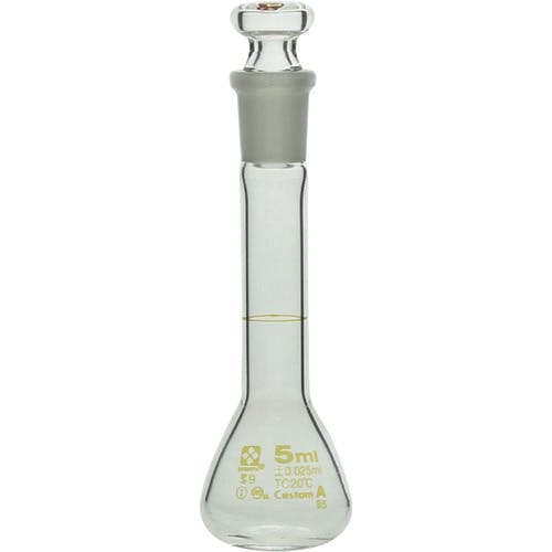 柴田科学 メスフラスコ カスタムA 5mL 026050-5 メスシリンダー 柴田科学 メスフラスコ カスタムA 5mL 026050-5 メスシリンダー
