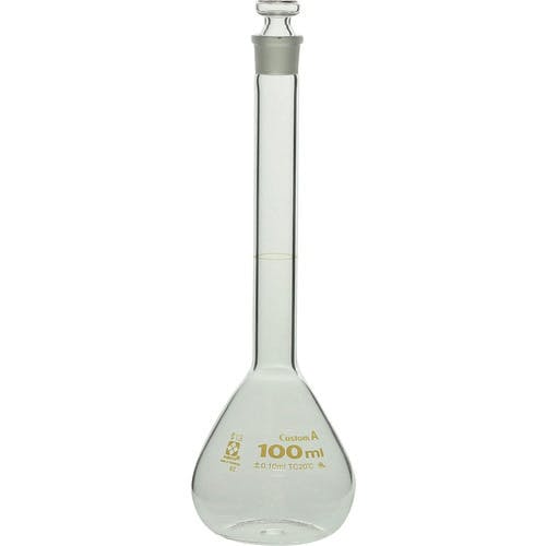 柴田科学 メスフラスコ カスタムA 100mL 026050-100 メスシリンダー 柴田科学 メスフラスコ カスタムA 100mL 026050-100 メスシリンダー