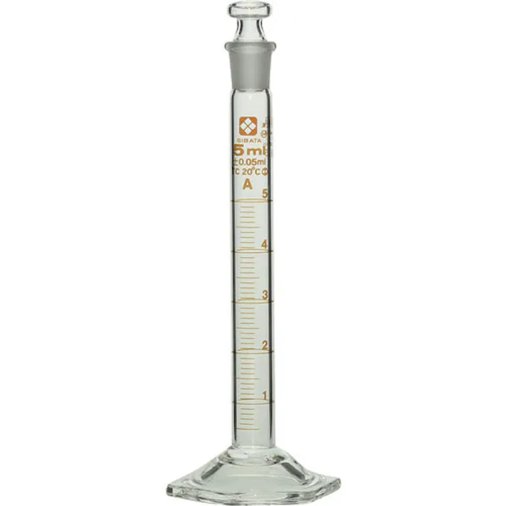 【CAINZ-DASH】柴田科学 有栓メスシリンダー スーパーグレード 5mL 023550-5【別送品】