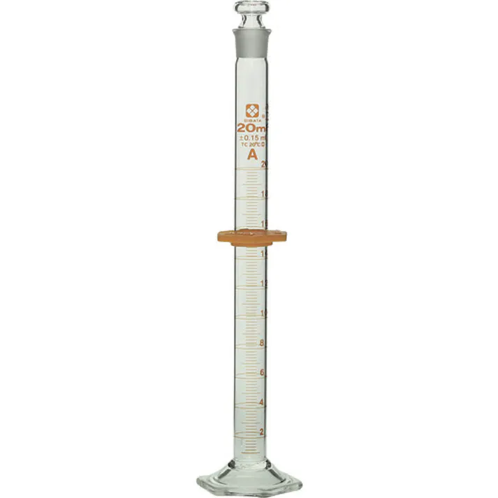 【CAINZ-DASH】柴田科学 有栓メスシリンダー スーパーグレード 20mL 023550-20【別送品】