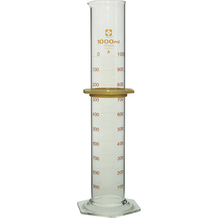 【CAINZ-DASH】柴田科学 メスシリンダー スーパーグレード 1000mL バンパー付 023520-1000【別送品】