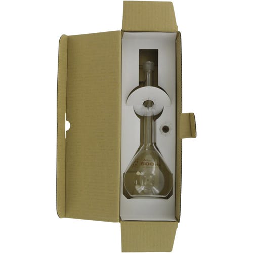 CAINZ-DASH】柴田科学 メスフラスコ スーパーグレード 500mL