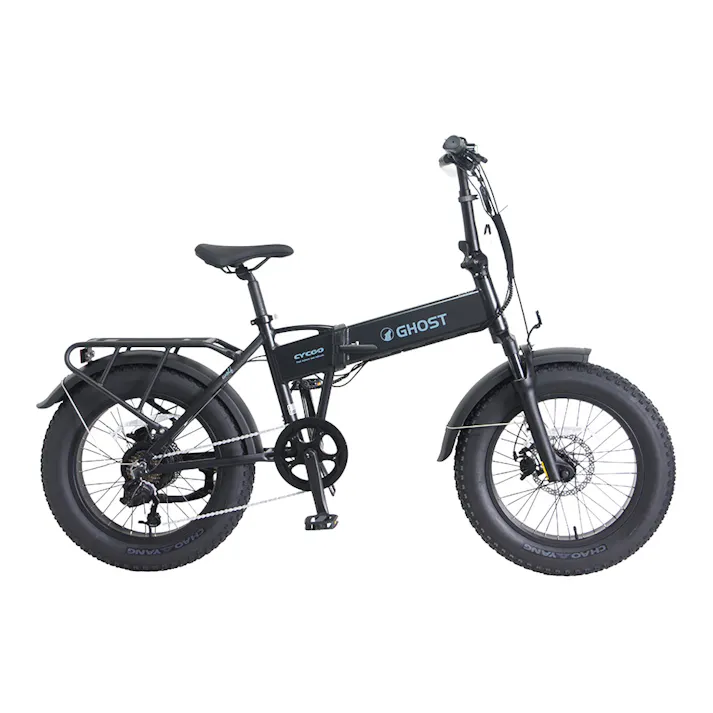 【自転車】電動アシスト自転車 CYCOO GHOST WOLF ゴーストウルフ 20インチ 外装7段 マットブラック