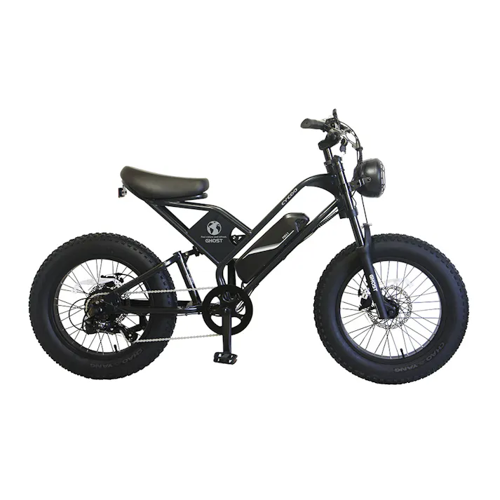 【自転車】電動アシスト自転車 CYCOO ゴースト GHOST 20インチ 外装7段 マットブラック
