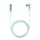 L型Type-C To Type-Cケーブル 60W 2m セージグリーン